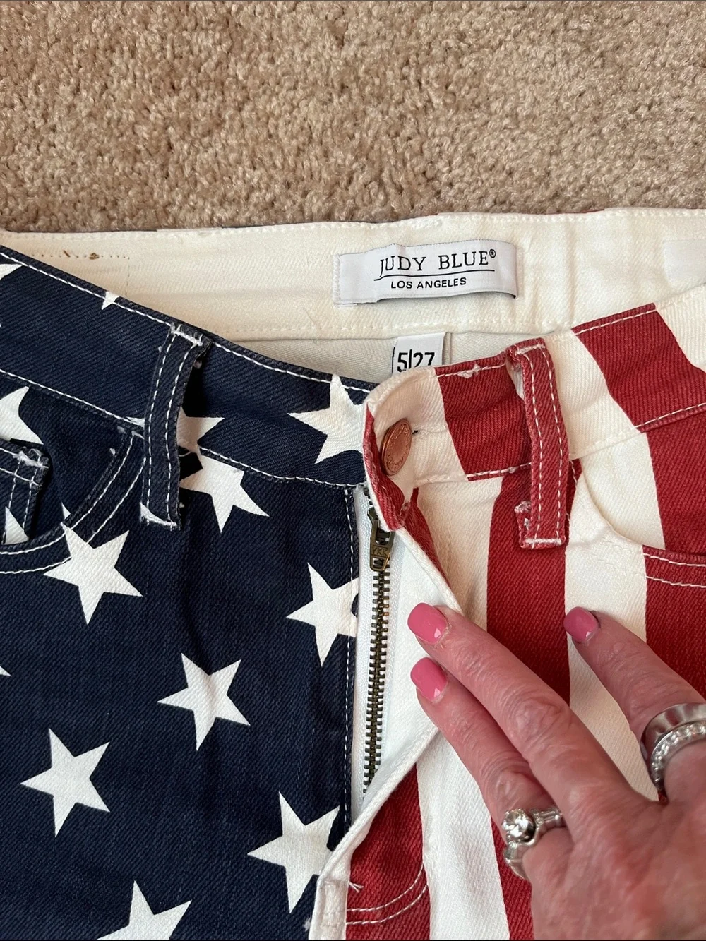 Judy Blue High Waist Flag Flare Jeans - Picture 5 of 13